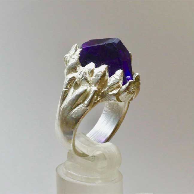 Amethyst Mountain Ring